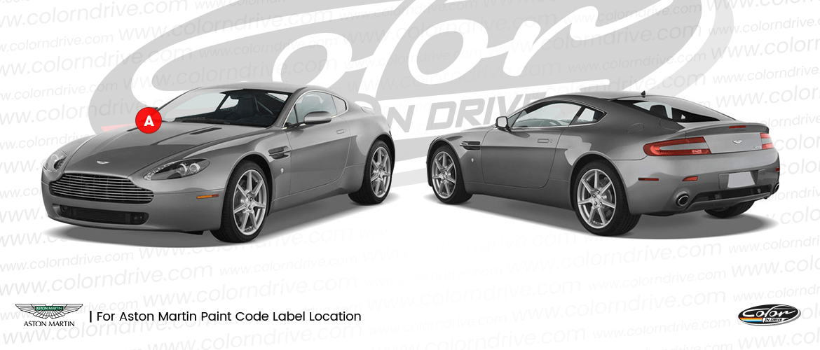 Aston Martin Paint Code Label Locations