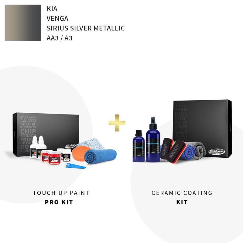 Kia Venga Sirius Silver Metallic Aa A Touch Up Paint Kit Kia