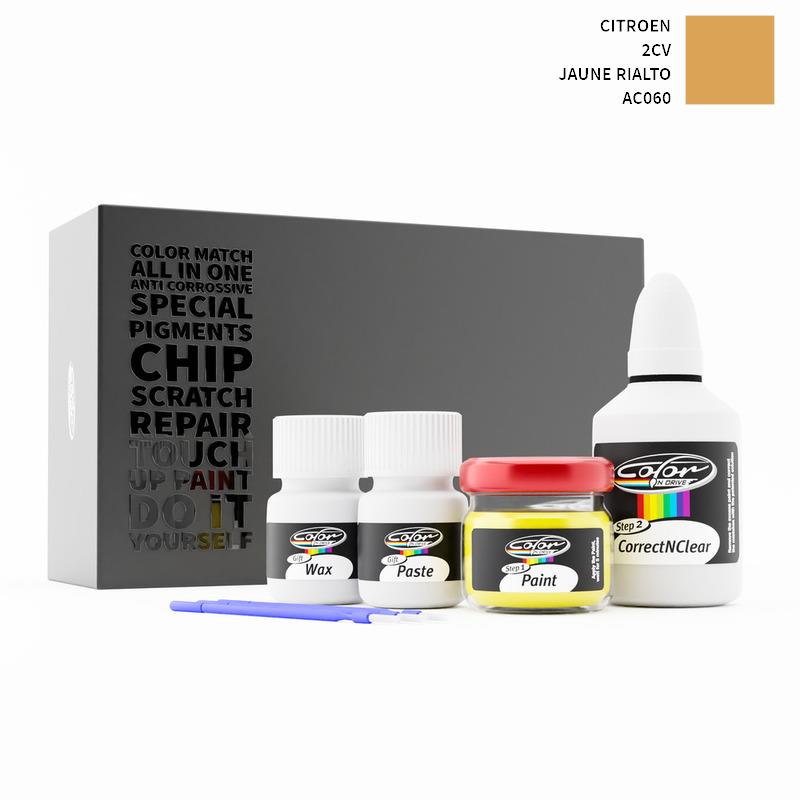 Citroen 2CV Jaune Rialto AC060 Touch Up Paint Kit