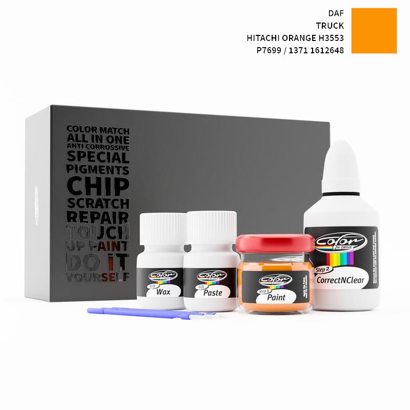 Daf Truck Hitachi Orange H3553 1612648 1371 Touch Up Paint Change Color