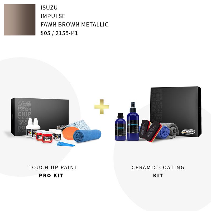 Isuzu Impulse Fawn Brown Metallic 805 / 2155P1 Touch Up Paint Kit