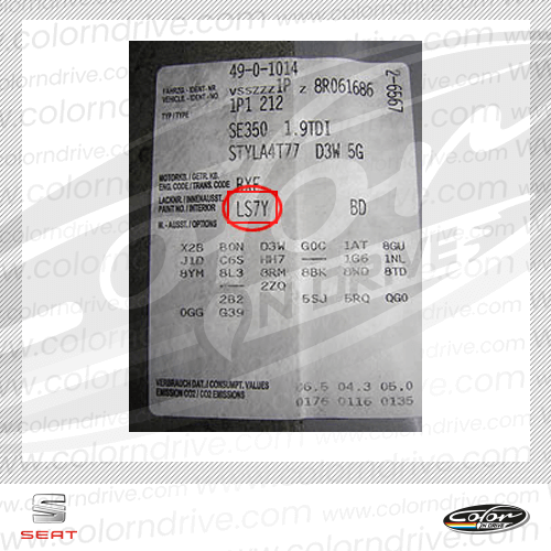 Seat Paint Codes And Color Charts 54 OFF Www elevate in
