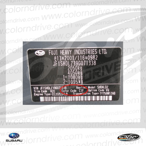 2016 Subaru Forester Color Codes Infoupdate