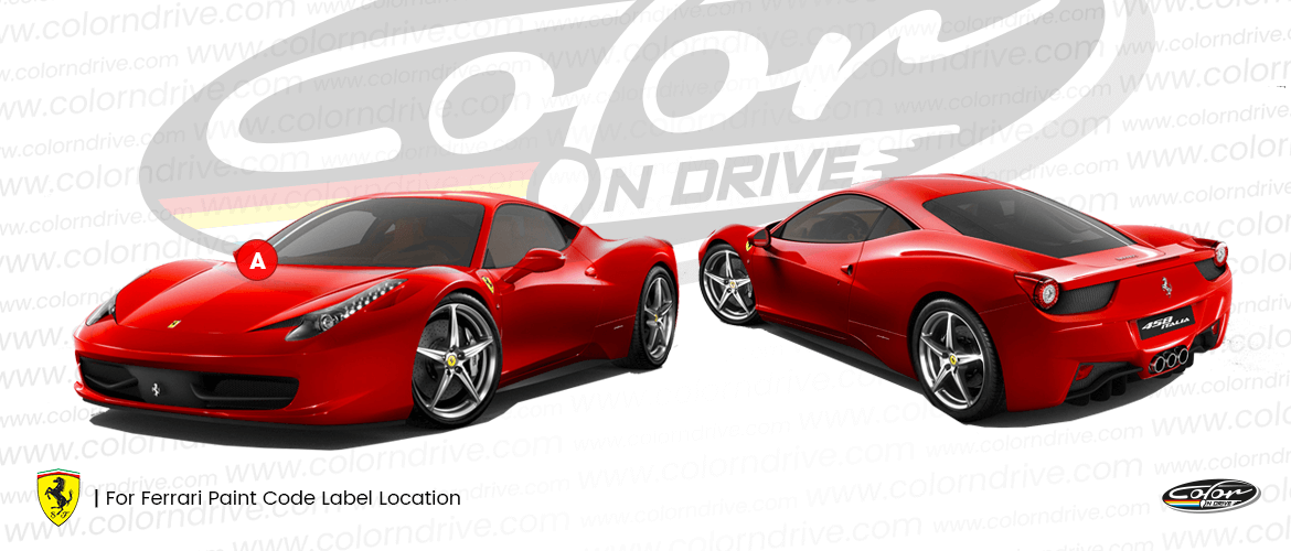 Ferrari Touch Up Paint Find Color For N Drive - Ferrari Colors Paints