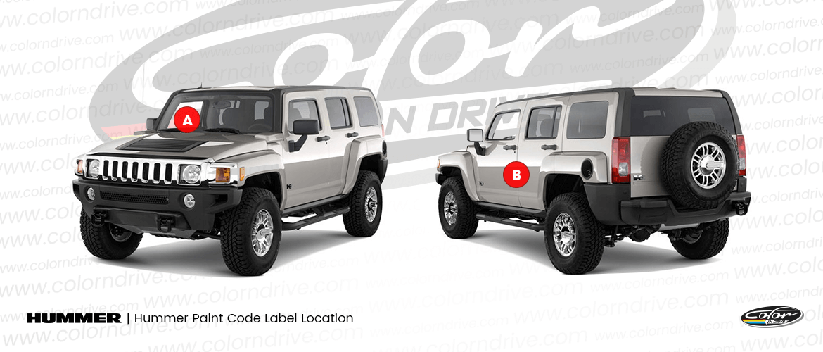 Hummer Paint Code Location
