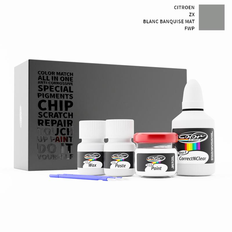 Citroen ZX Blanc Banquise Mat FWP Touch Up Paint
