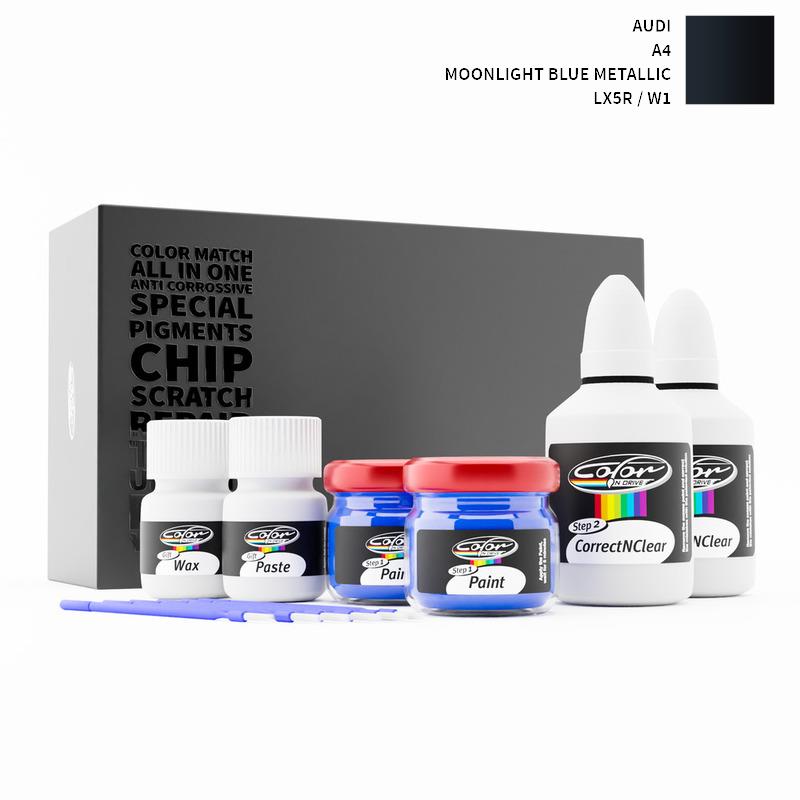 Audi A4 Moonlight Blue Metallic LX5R / W1 Touch Up Paint Kit Audi