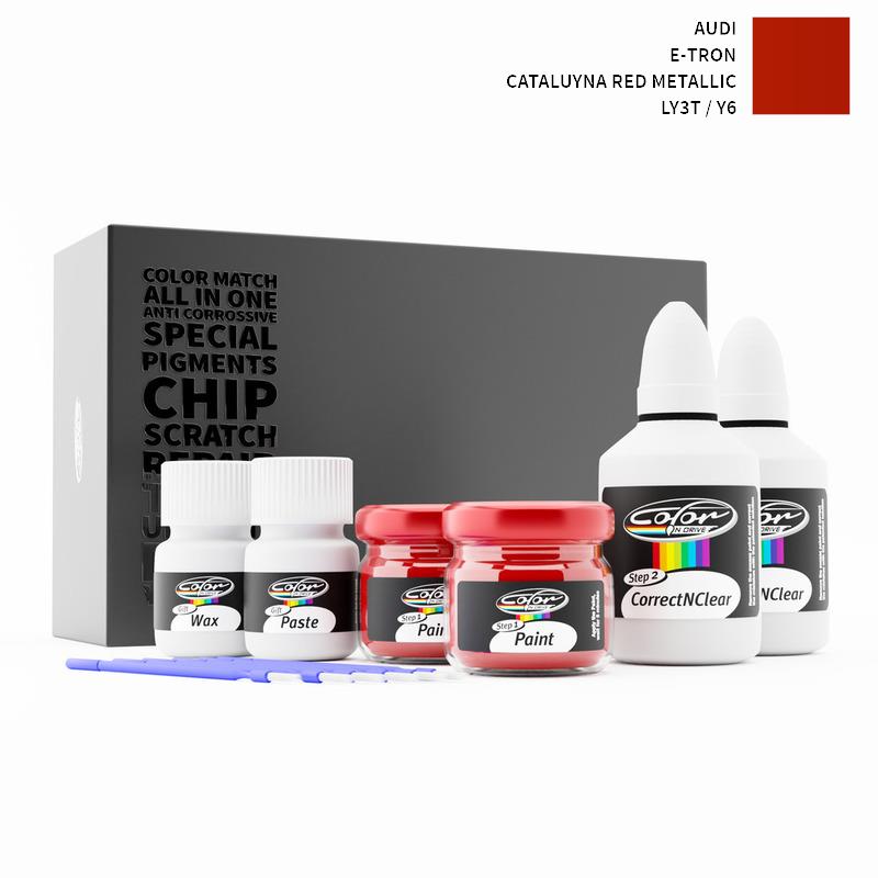 Audi ETron Cataluyna Red Metallic LY3T / Y6 Touch Up Paint Kit Audi