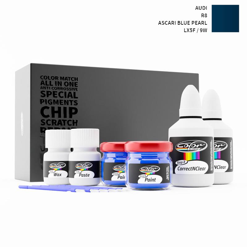 Audi R8 Ascariblau Pearl LX5F / 9W Touch Up Paint Kit Audi Touch Up