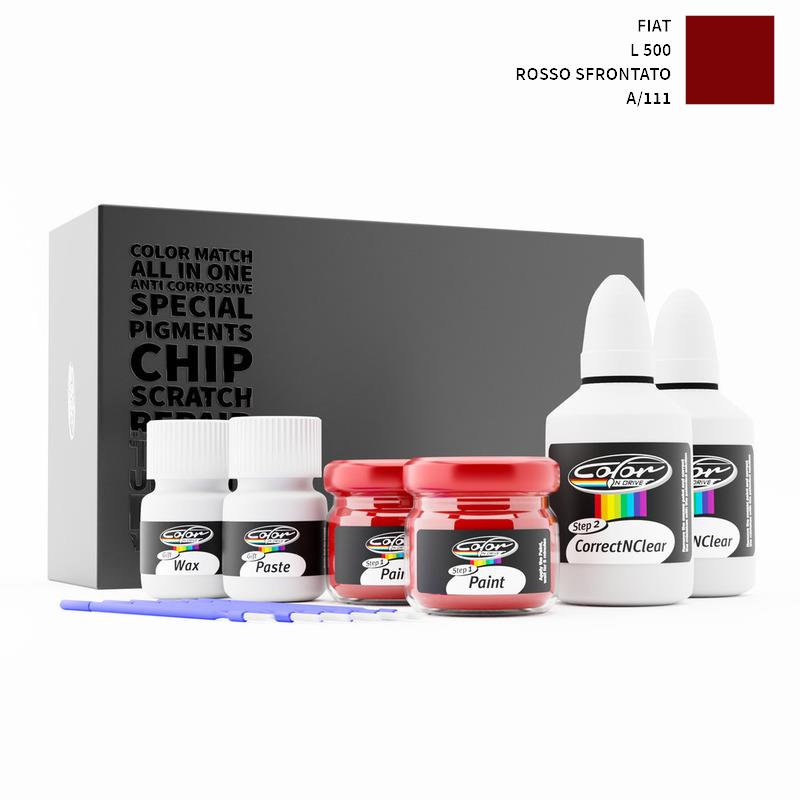 Kit Vernice Spray 2K TRISTARcolor Per Fiat/Lancia – Nero Eclissi/Masaccio 601, Base + Trasparente Lucido, 400 Ml Ciascuno