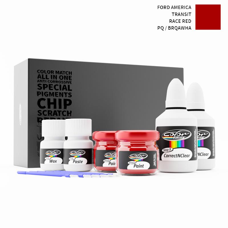 Ford America Transit Race Red PQ Touch Up Paint Ford America Touch Up