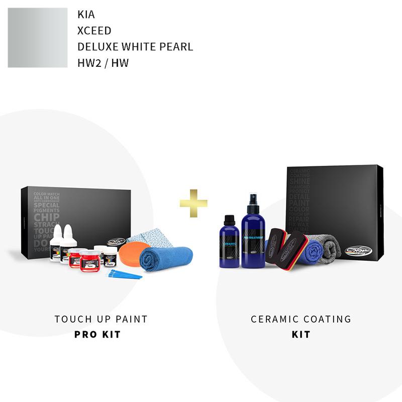 KIA Xceed Deluxe White Pearl HW2 / HW Touch Up Paint Kit KIA Touch Up