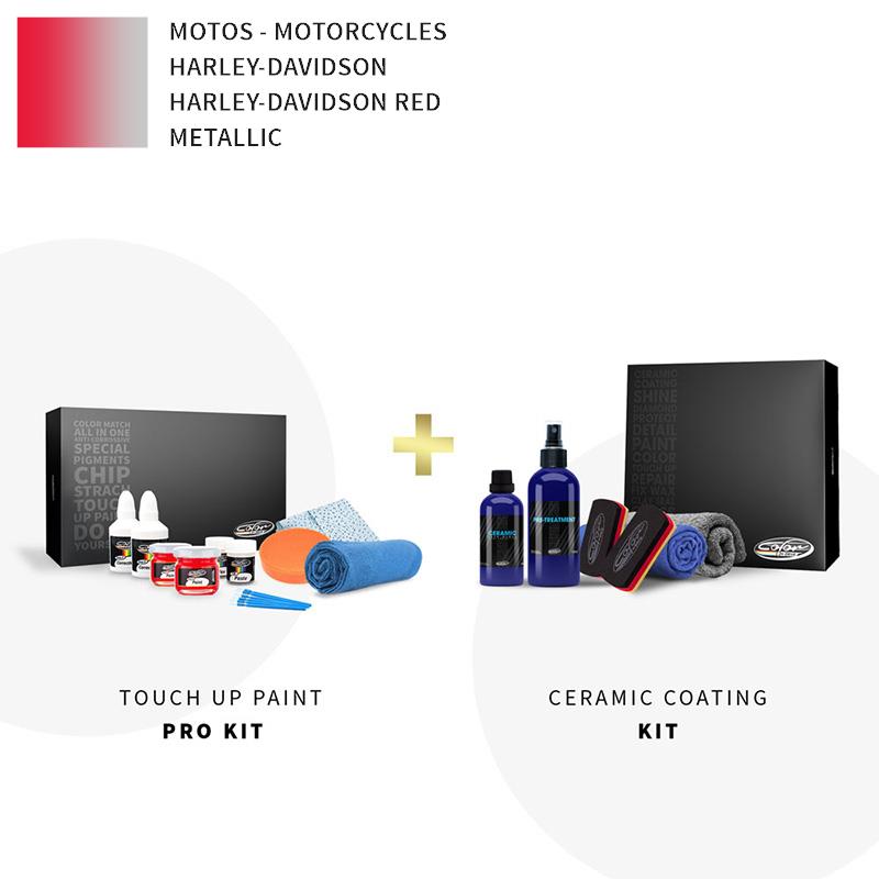 Motos Motorcycles HarleyDavidson HarleyDavidson Red Metallic Touch Up Paint Kit Motos