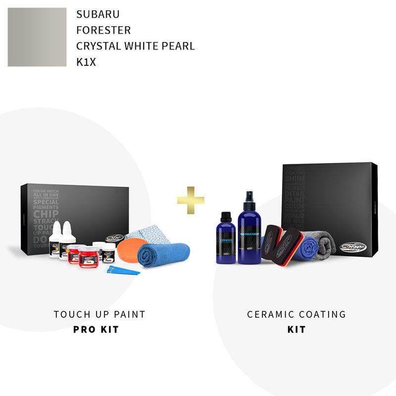 Subaru Forester Crystal White Pearl K1X Touch Up Paint Kit Subaru Touch Up Paint Color N Drive