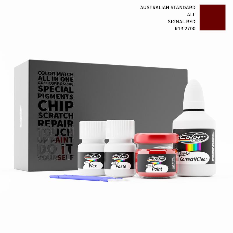 Australian Standard ALL Signal Red 2700 R13 Touch Up Paint Kit