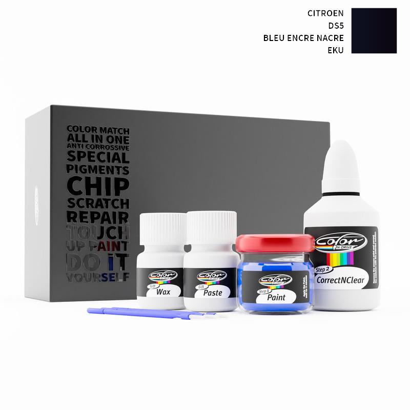 Citroen DS5 Bleu Encre Nacre EKU Touch Up Paint Kit