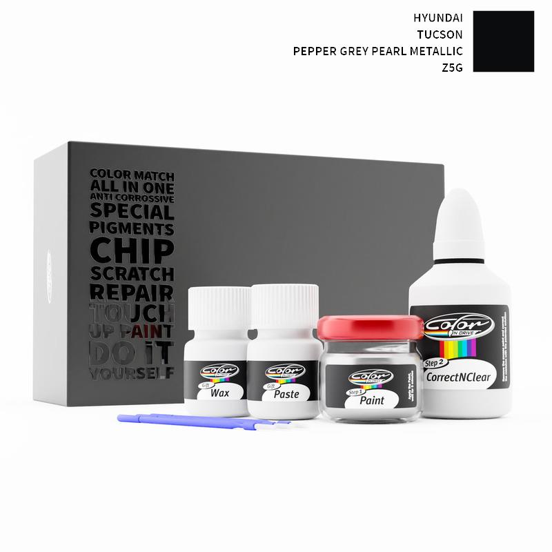 Hyundai Tucson Pepper Grey Pearl Metallic Z5G Touch Up Paint Kit