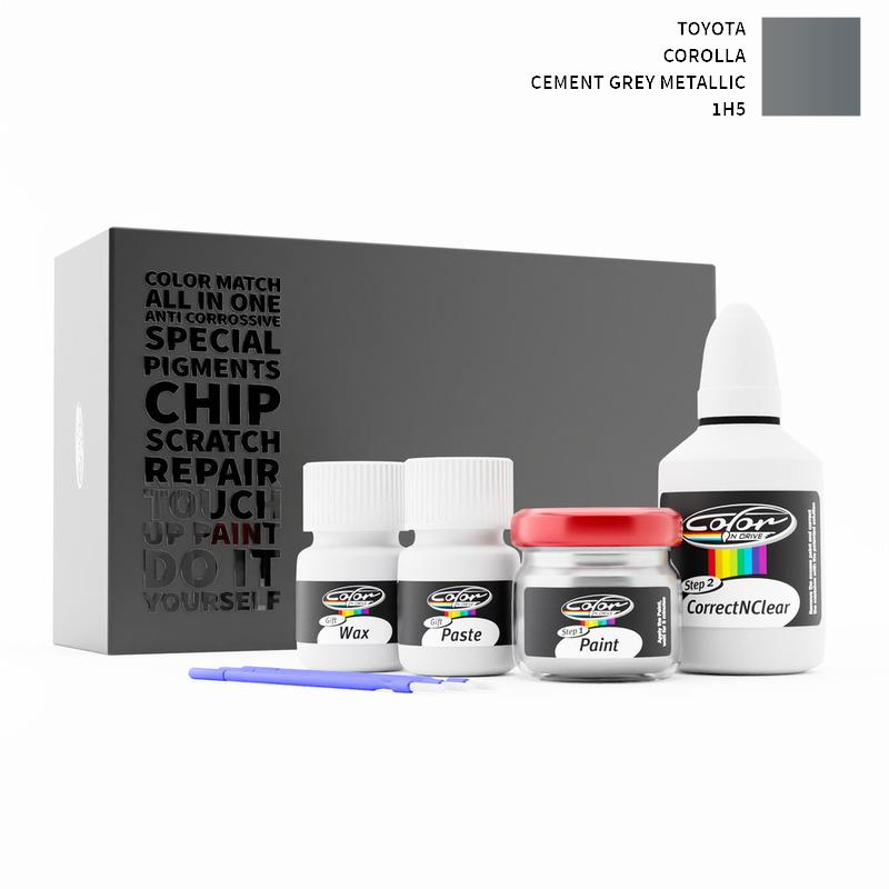 Toyota Corolla Cement Grey Metallic 1H5 Touch Up Paint Kit | Toyota ...