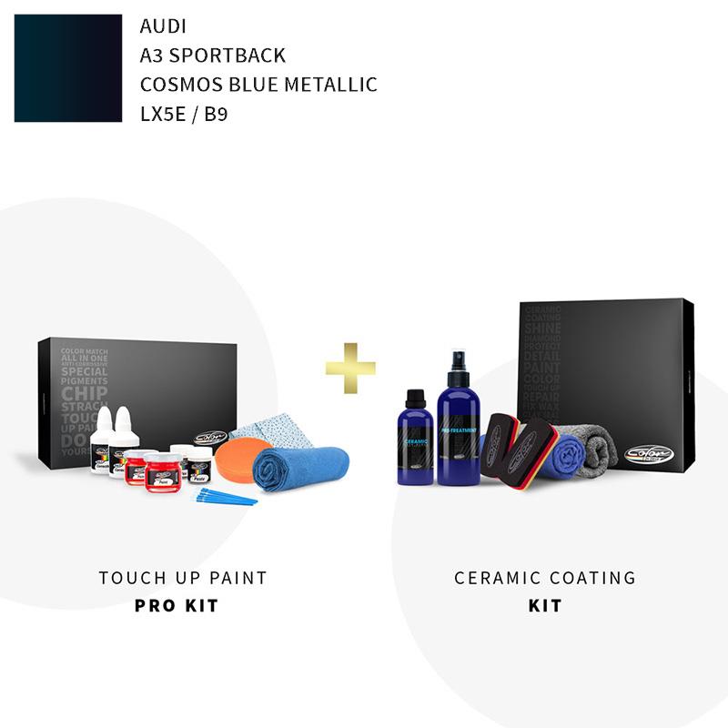 Audi A3 Sportback Kosmosblau Metallic LX5E / B9 Touch Up Paint Kit