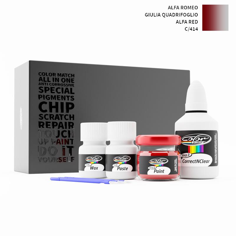 Alfa Romeo Giulia Quadrifoglio Alfa Red 414/C Touch Up Paint Kit