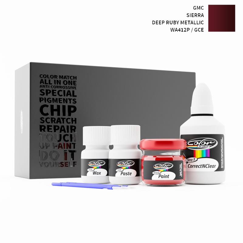 GMC Sierra Deep Ruby Metallic WA412P / GCE Touch Up Paint Kit