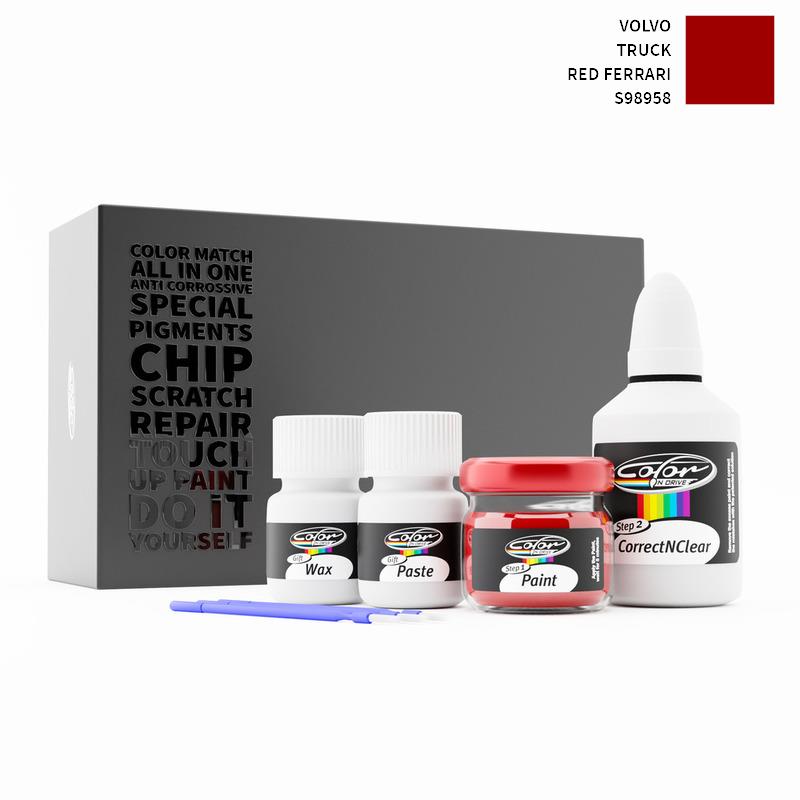 Volvo Truck Red Ferrari S98958 Touch Up Paint Kit | Volvo Touch Up  