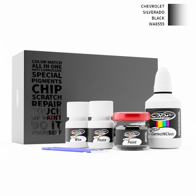 Chevrolet Black WA8555 Touch Up Paint & Scratch Repair Kit
