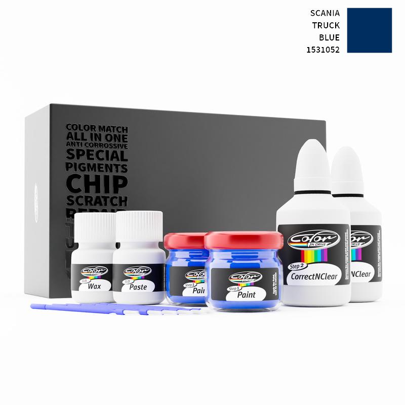 Scania Truck Blue 1531052 Touch Up Paint Kit Scania Touch Up Paint
