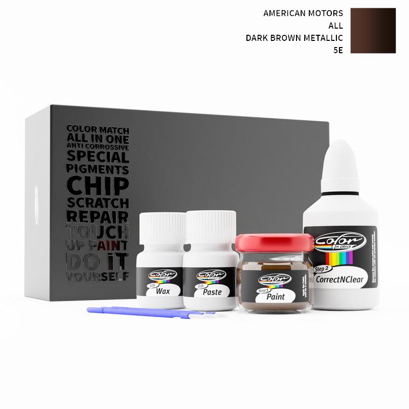 American Motors ALL Dark Brown Metallic 5E Touch Up Paint