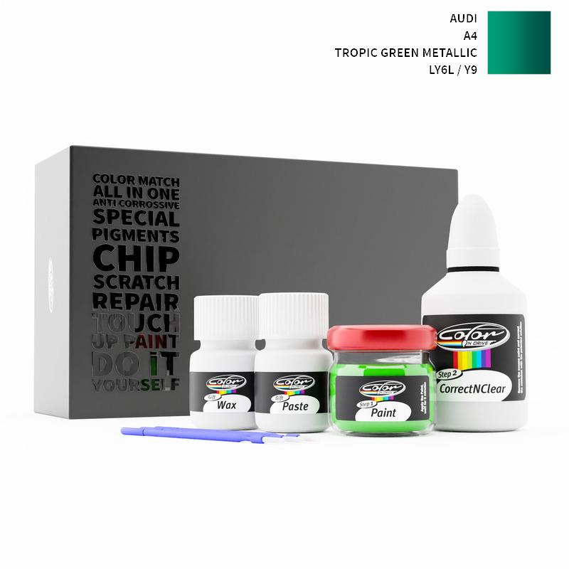 Audi A4 Tropic Green Metallic LY6L / Y9 Touch Up Paint