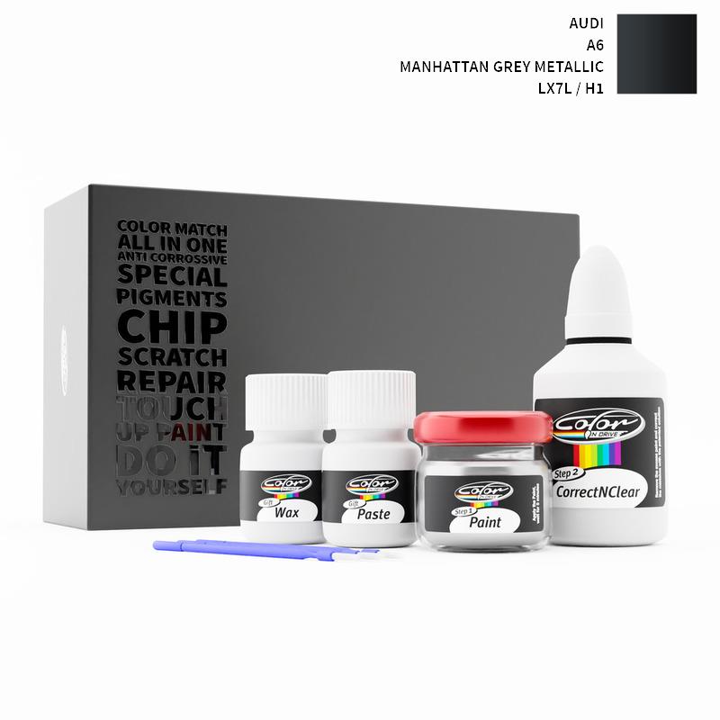 Audi A6 Manhattan Grey Metallic LX7L / H1 Touch Up Paint