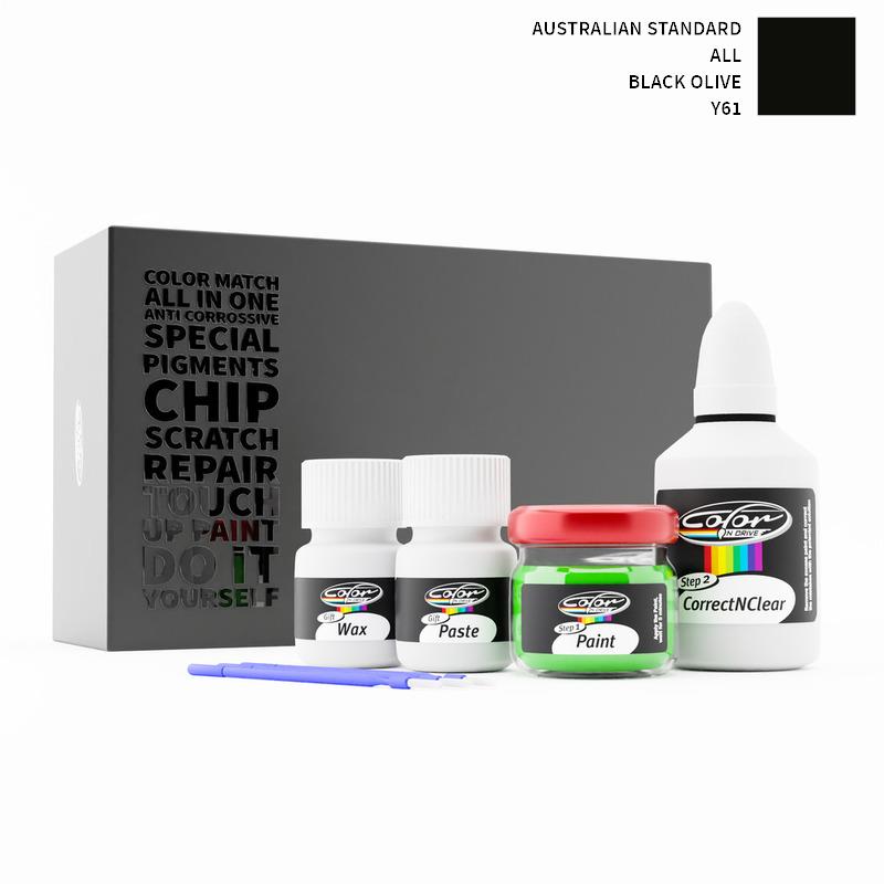 Australian Standard ALL Black Olive Y61 Touch Up Paint