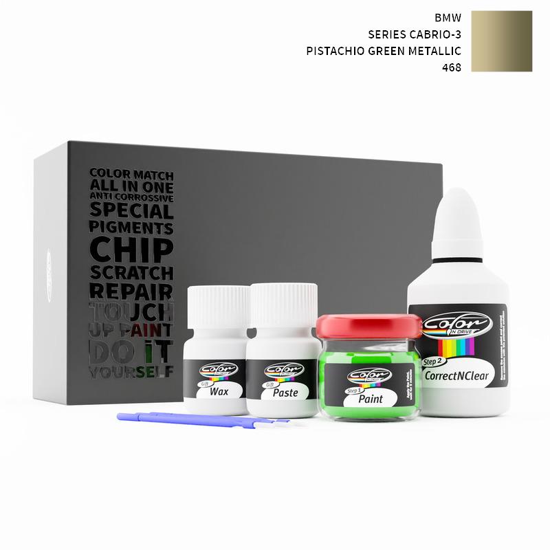BMW 3-Series Cabrio Pistachio Green Metallic 468 Touch Up Paint
