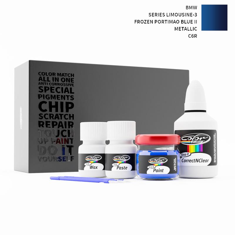 BMW 3-Series Limousine Frozen Portimao Blue Ii Metallic C6R Touch Up Paint