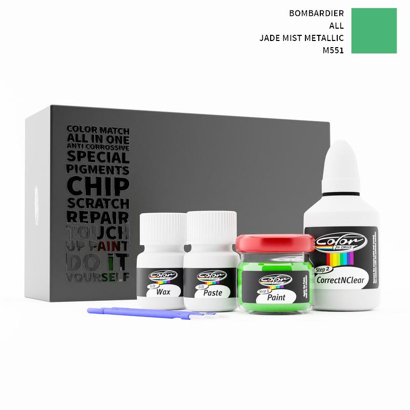 Bombardier ALL Jade Mist Metallic M551 Touch Up Paint