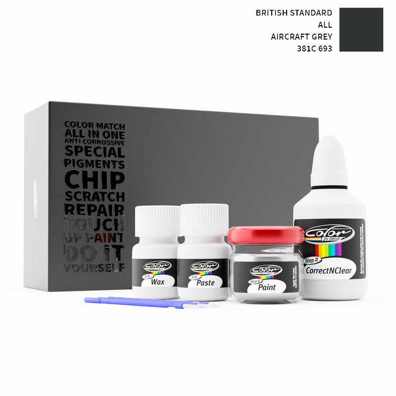 British Standard ALL Aircraft Grey 381C 693 Touch Up Paint