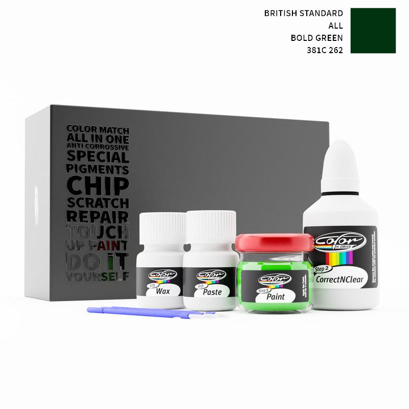 British Standard ALL Bold Green 381C 262 Touch Up Paint