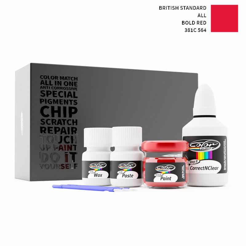 British Standard ALL Bold Red 381C 564 Touch Up Paint
