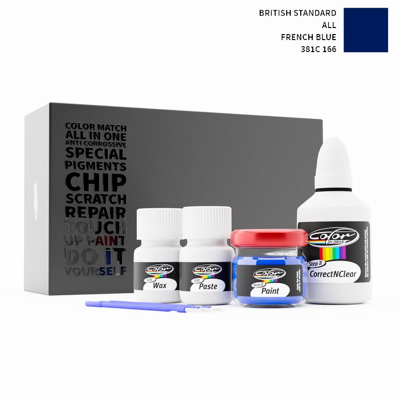 British Standard ALL French Blue 381C 166 Touch Up Paint