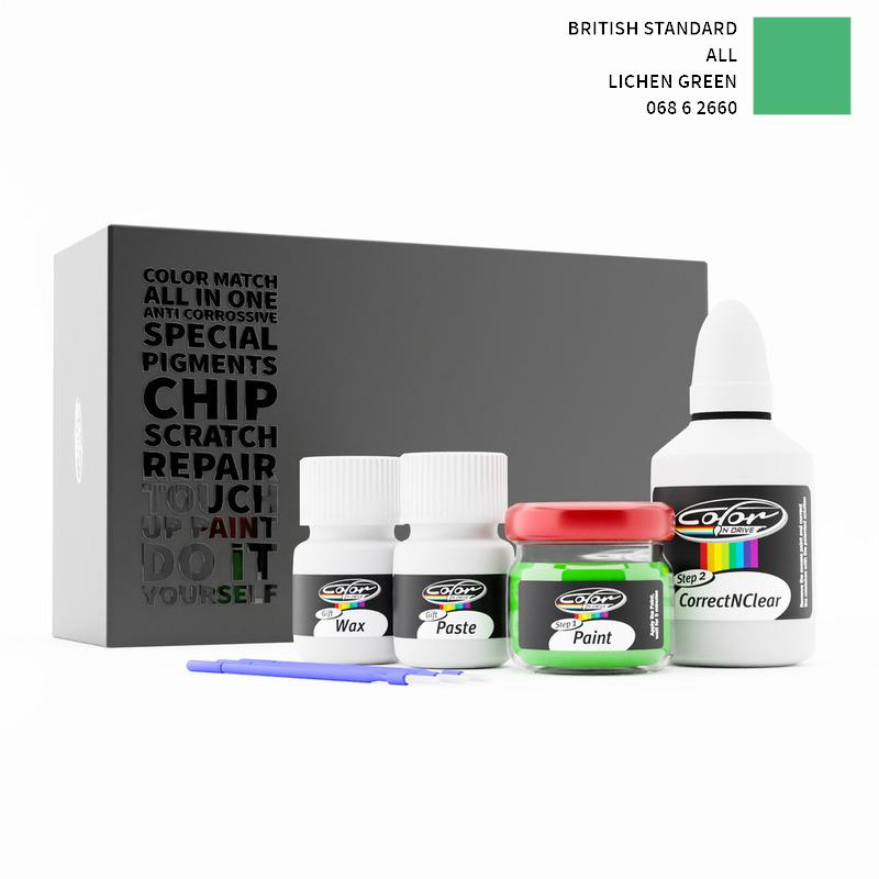 British Standard ALL Lichen Green 2660 6 068 Touch Up Paint