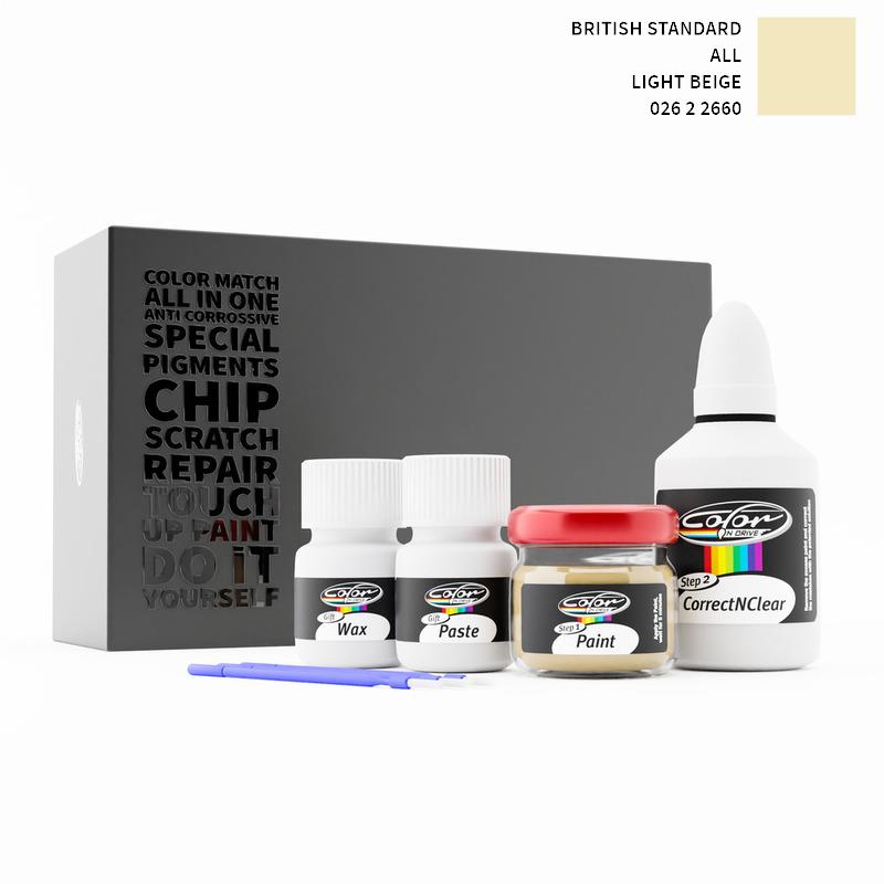 British Standard ALL Light Beige 2660 2 026 Touch Up Paint