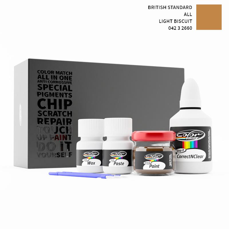 British Standard ALL Light Biscuit 2660 3 042 Touch Up Paint