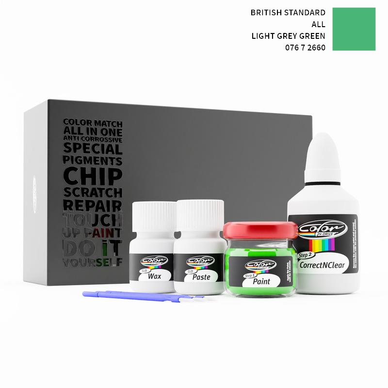 British Standard ALL Light Grey Green 2660 7 076 Touch Up Paint