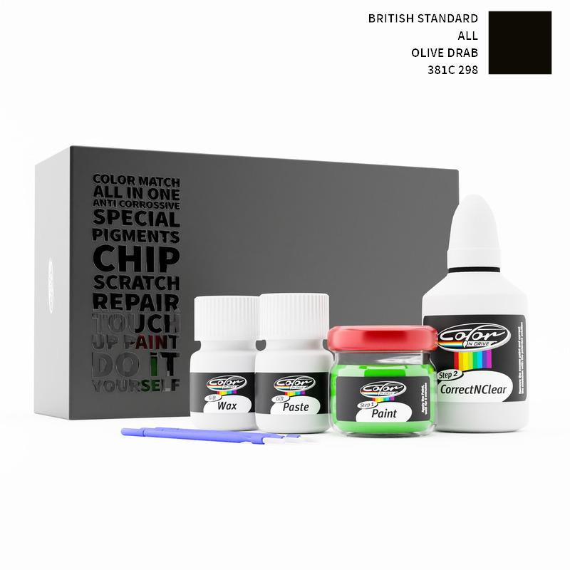 British Standard ALL Olive Drab 381C 298 Touch Up Paint
