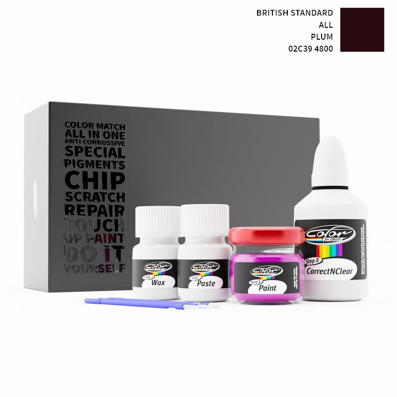 British Standard ALL Plum 4800 02C39 Touch Up Paint
