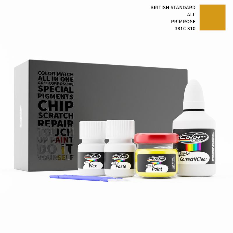 British Standard ALL Primrose 381C 310 Touch Up Paint
