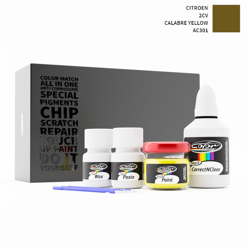 Citroen 2CV Calabre Yellow AC301 Touch Up Paint