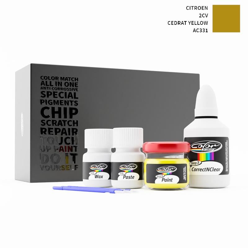 Citroen 2CV Cedrat Yellow AC331 Touch Up Paint