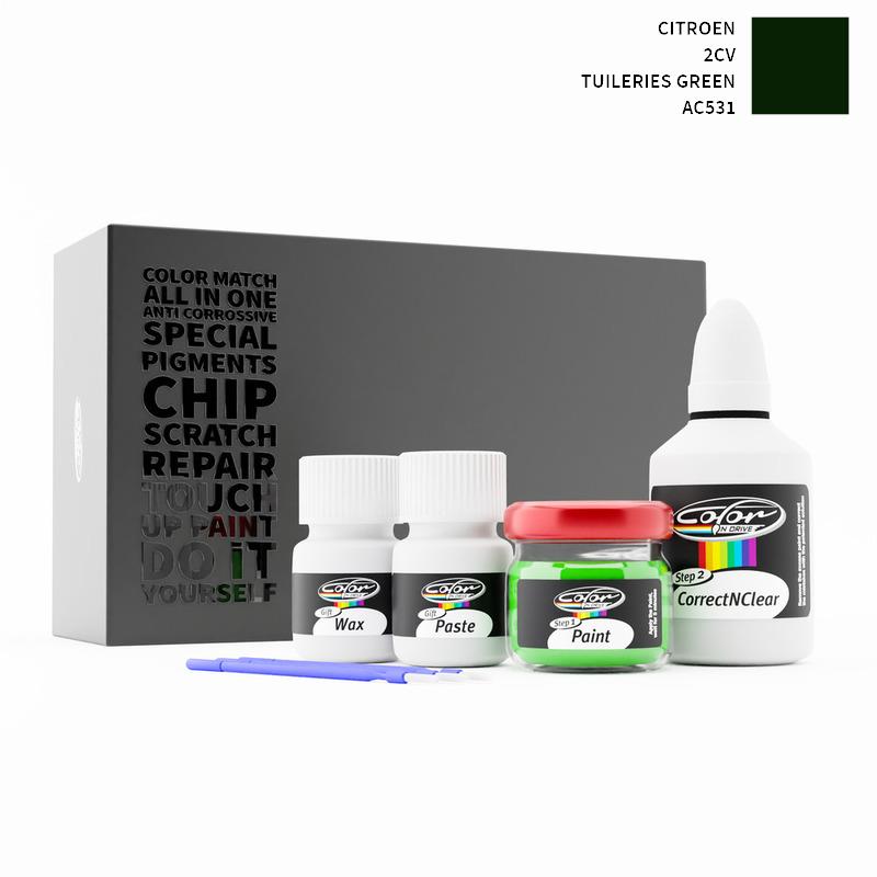 Citroen 2CV Tuileries Green AC531 Touch Up Paint