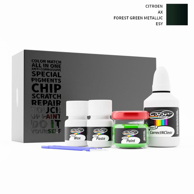 Citroen AX Forest Green Metallic ESY Touch Up Paint